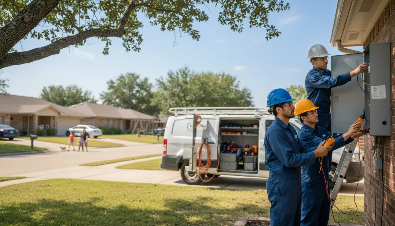 Certified electrician providing emergency electrical services in Bath, PA